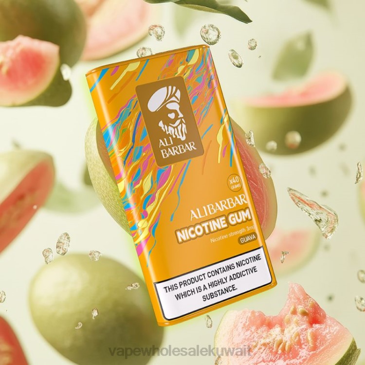 Vape Kuwait - Alibarbar علكة النيكوتين جوافة XNJR82