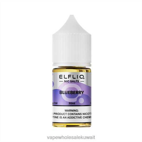 Vape Wholesale Kuwait - ELFBAR ELFLIQ Nic Salt 30ml .توت T24X811