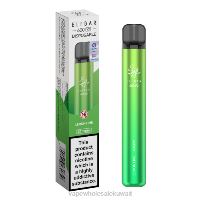 68FB287 - Vape الفاخر ليمون حامض ELFBAR 600V2 20 ملغ