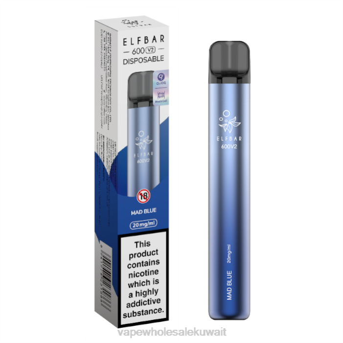 68FB288 - Vape shop الأزرق المجنون ELFBAR 600V2 20 ملغ