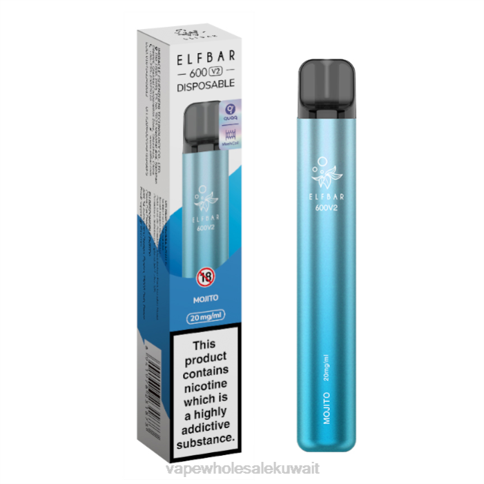 68FB289 - Vape بالجملة موخيتو ELFBAR 600V2 20 ملغ