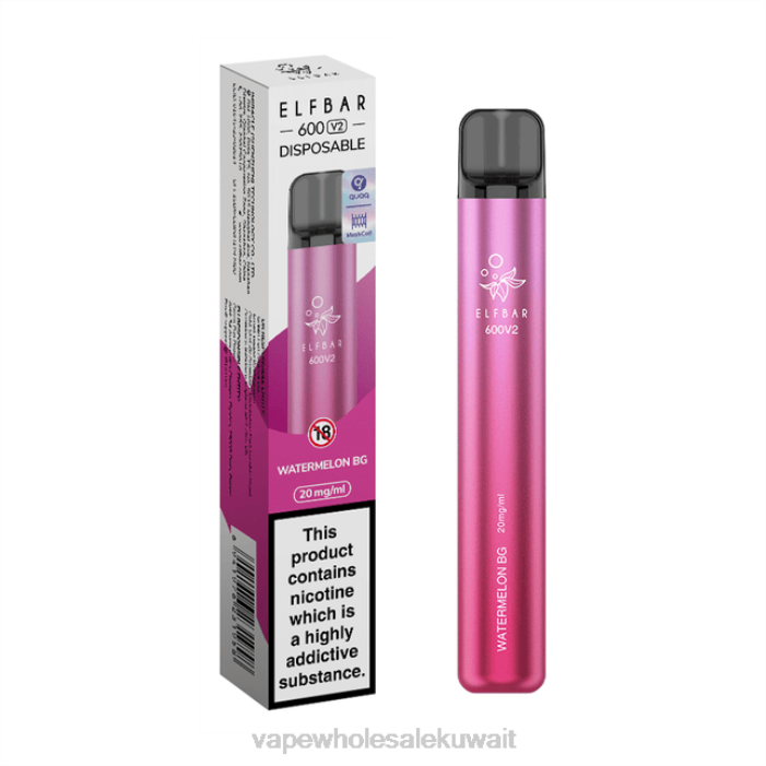 68FB298 - Vape shop البطيخ ب ELFBAR 600V2 20 ملغ