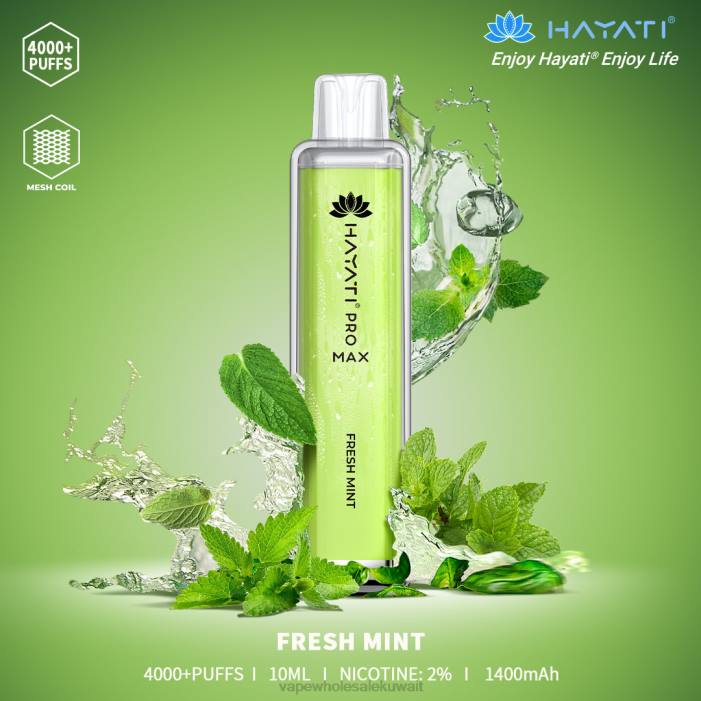 68FB158 - Vape shop نعناع طازج Hayati Pro Max 4000