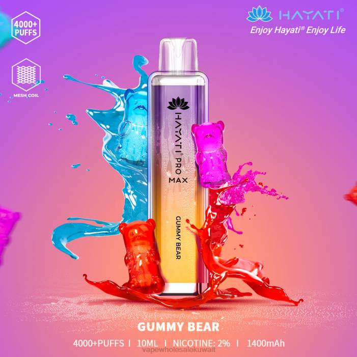 68FB159 - Vape بالجملة حلوى الدب المضغية Hayati Pro Max 4000