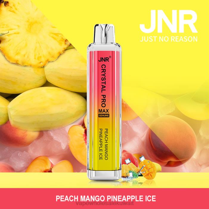 68FB744 - Vape الكويت خوخ، مانجو، أناناس، مثلج JNR CRYSTAL PRO MAX