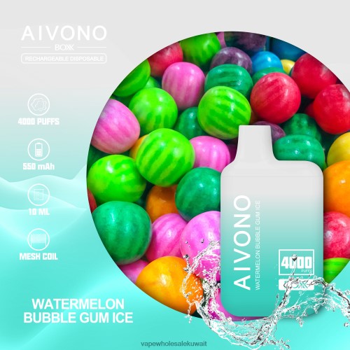 Vape Wholesaler - Aivono AIM BOXX 4000 علكة البطيخ الجليدية TXZ262227