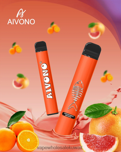 السجائر الالكترونية في الكويت - Aivono AIM FISHBONE 600 برتقال جريب فروت TXZ262280