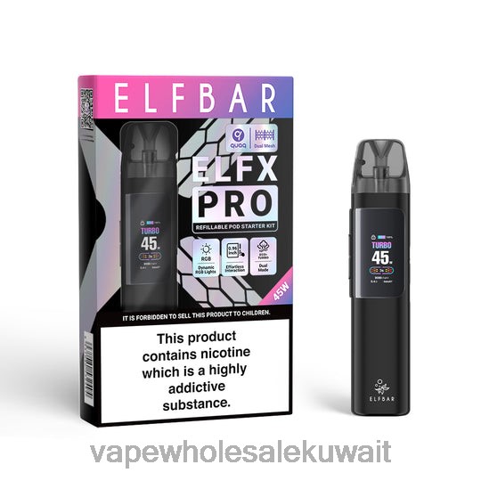 Vape الفاخر - ELFBAR ELFX Pro افتح جهاز POD أزرق T24X86