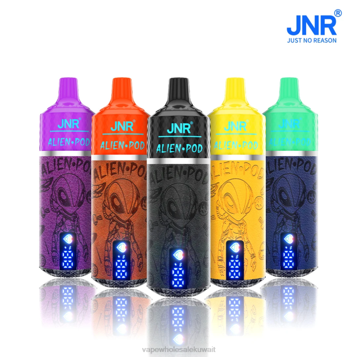60JL1- Vape الفاخر JNR Alien جراب نكهات مختلفة